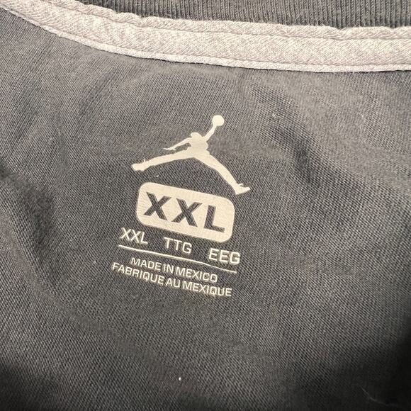 Air Jordan Jumpman Shirt Mens XXL Dark Gray Graphic Tee Basketball NBA Casual - Picture 5 of 7